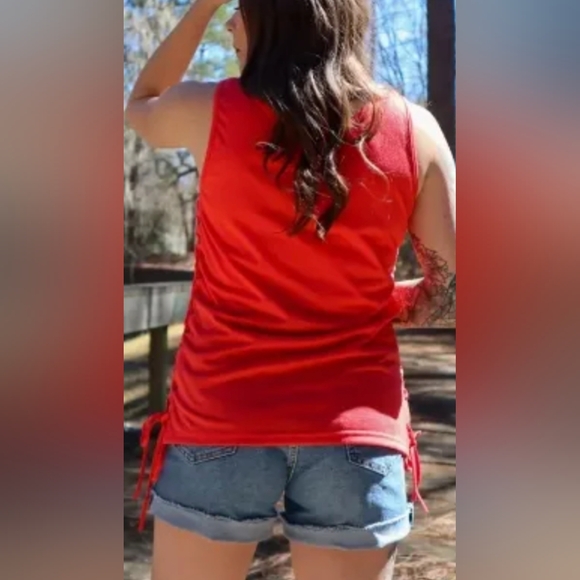 Side lace tank - Picture 3 of 3